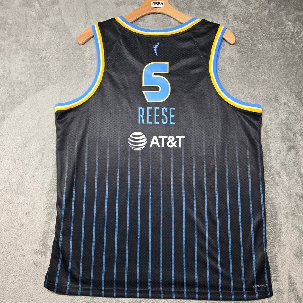 Nike Chicago Sky Angel Reese WNBA Explorer Edition Jersey Womens XXL Black Blue - Picture 2 of 10